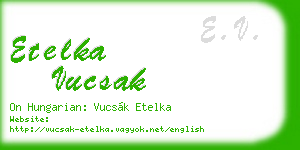 etelka vucsak business card